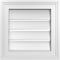 Ekena Millwork Vertical Surface Mount PVC Gable Vent: Functional, w/ 2"W x 1-1/2"P Brickmould Frame, 14"W x 14"H GVPVE14X1402SF - alternate 1